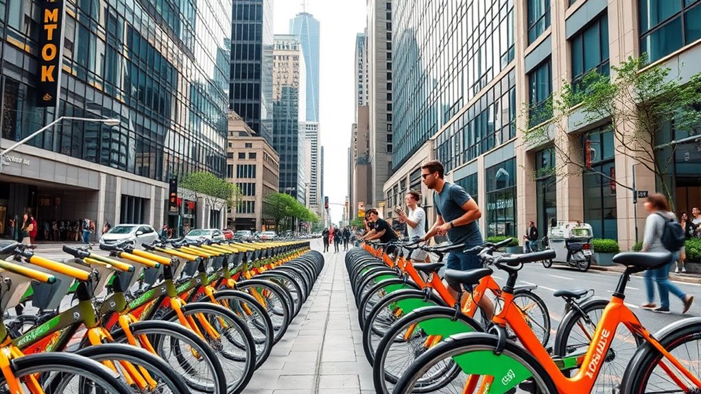 urban cycling promotes sustainability