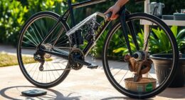 water efficient bike cleaning