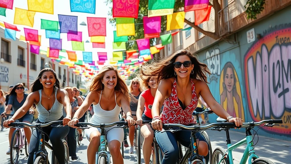 women empowerment through cycling