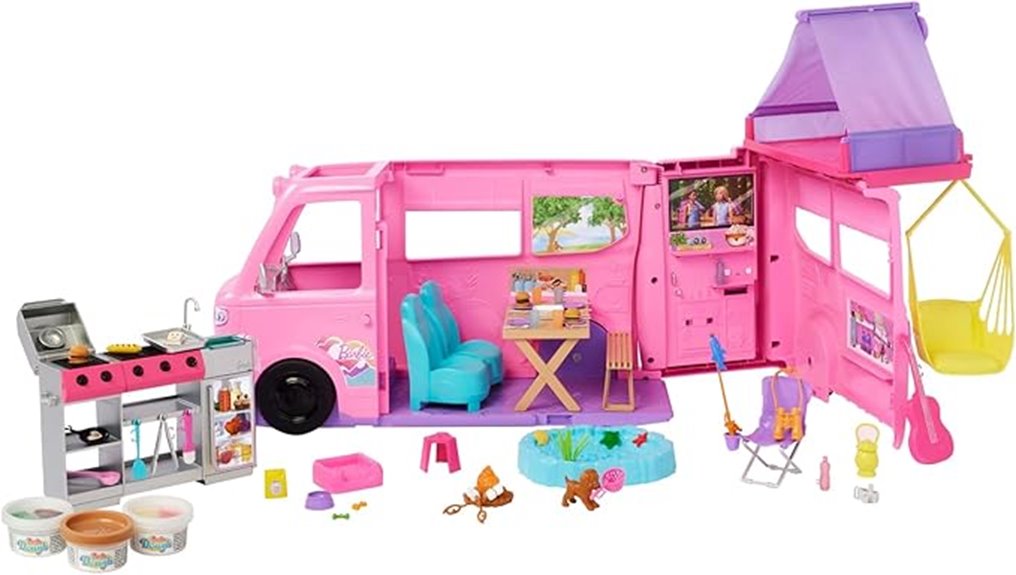 dream camper with accessories