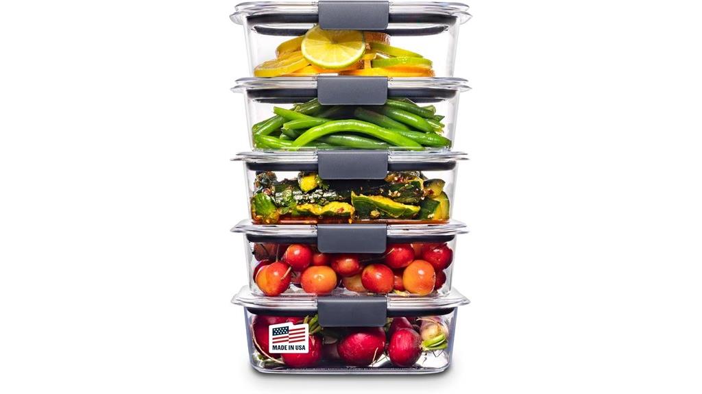 durable clear food containers