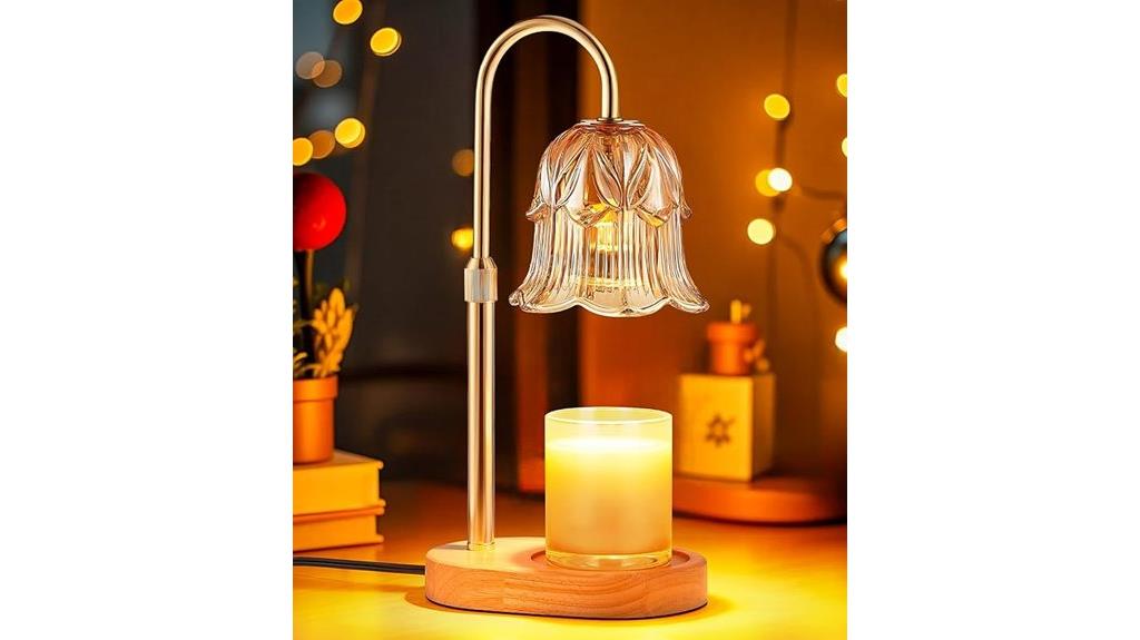 vintage dimmable candle lamp