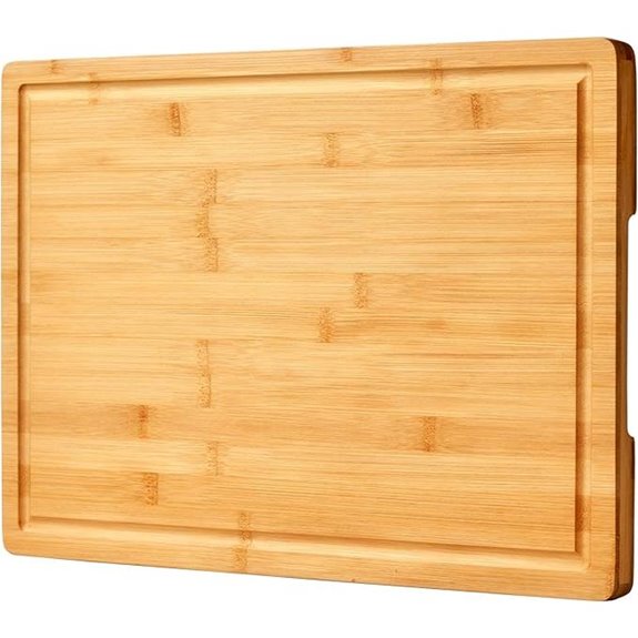 Bamboo Cheese & Cutting Board with Handles