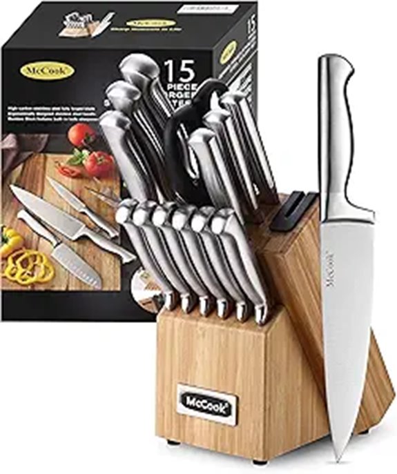 McCook German Stainless Steel Knife Set