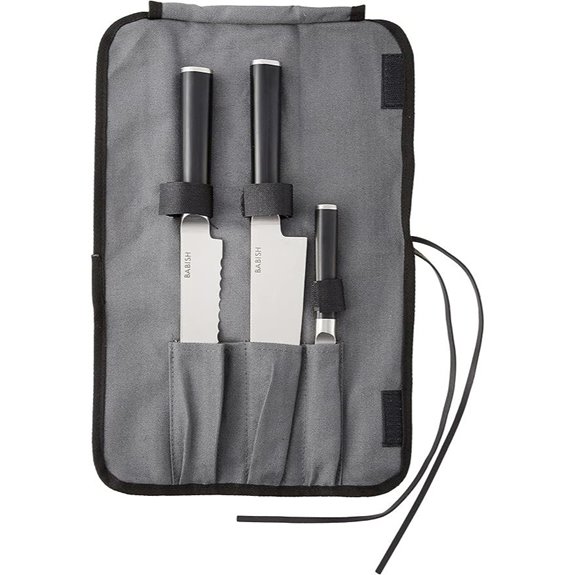 Babish German Steel 3-Piece Chef Knife Set
