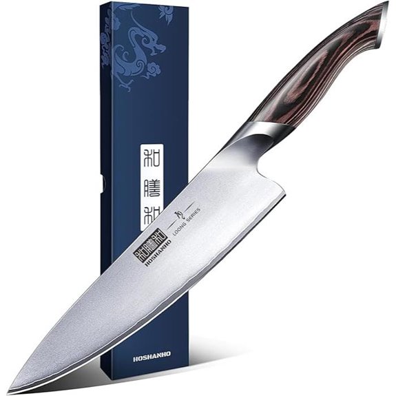HOSHANHO 8-Inch Japanese High Carbon Steel Chef’s Knife