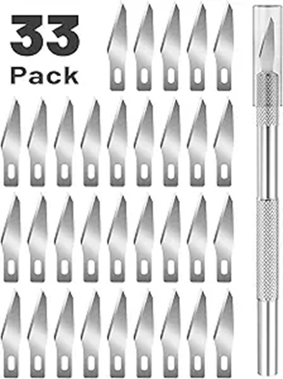 Mr. Pen Craft Knife Set with Blades (33 Pieces)