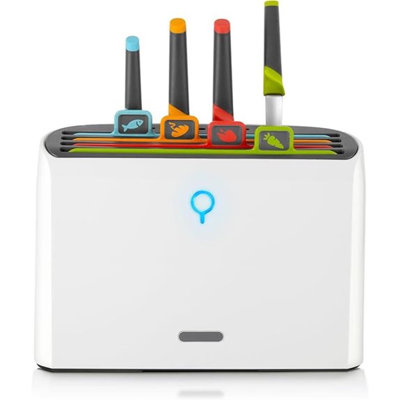 Modern Innovations Self-Cleaning Cutting Board & Knife Set