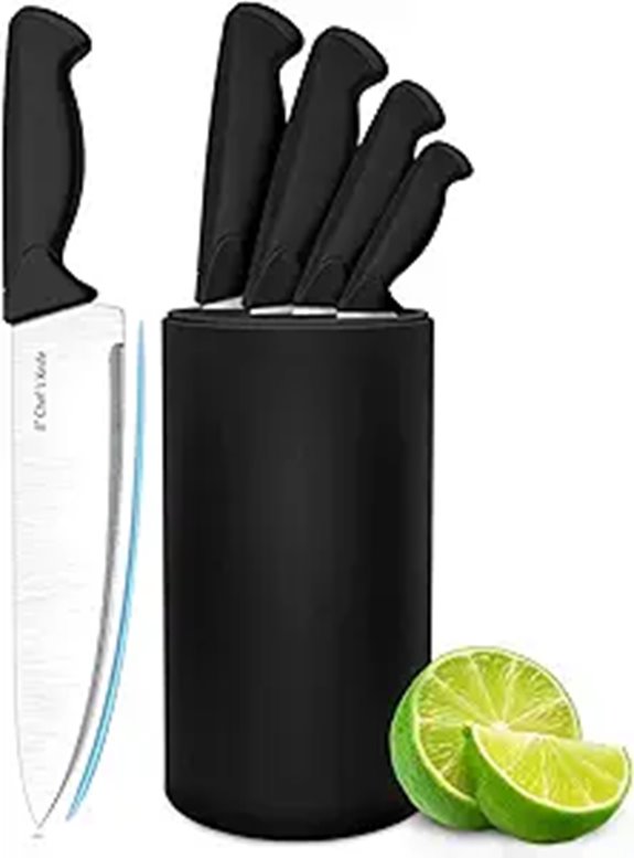 6-Piece German High Carbon Stainless Steel Knife Set