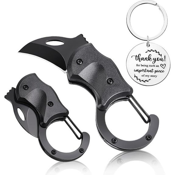 Mini EDC Pocket Knife with Gift Card Keychain