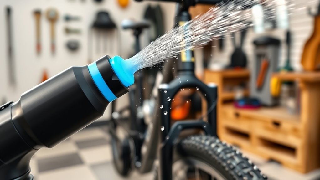 bike cleaning pressure considerations