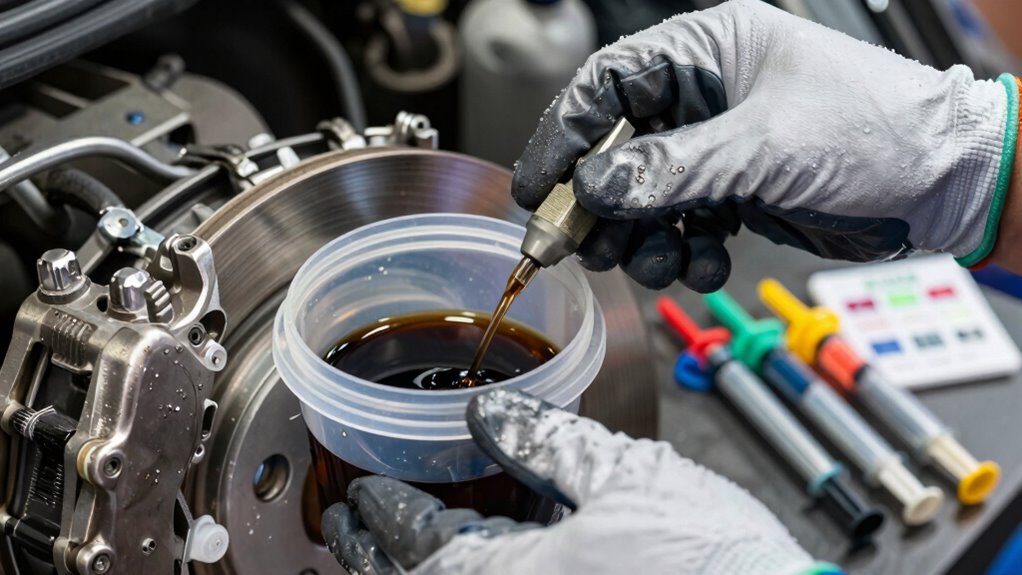 brake fluid color change