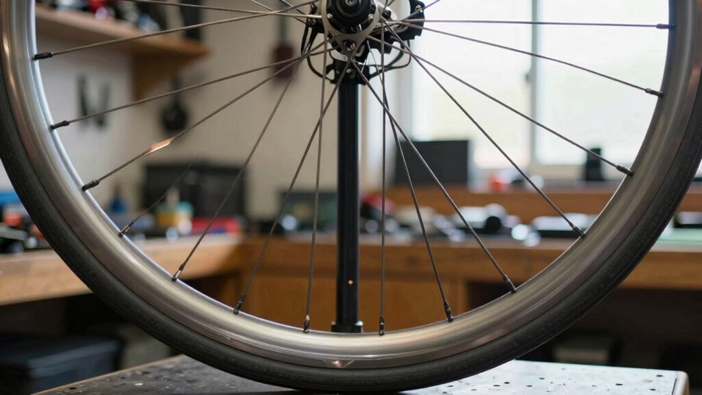 check wheel for wobble