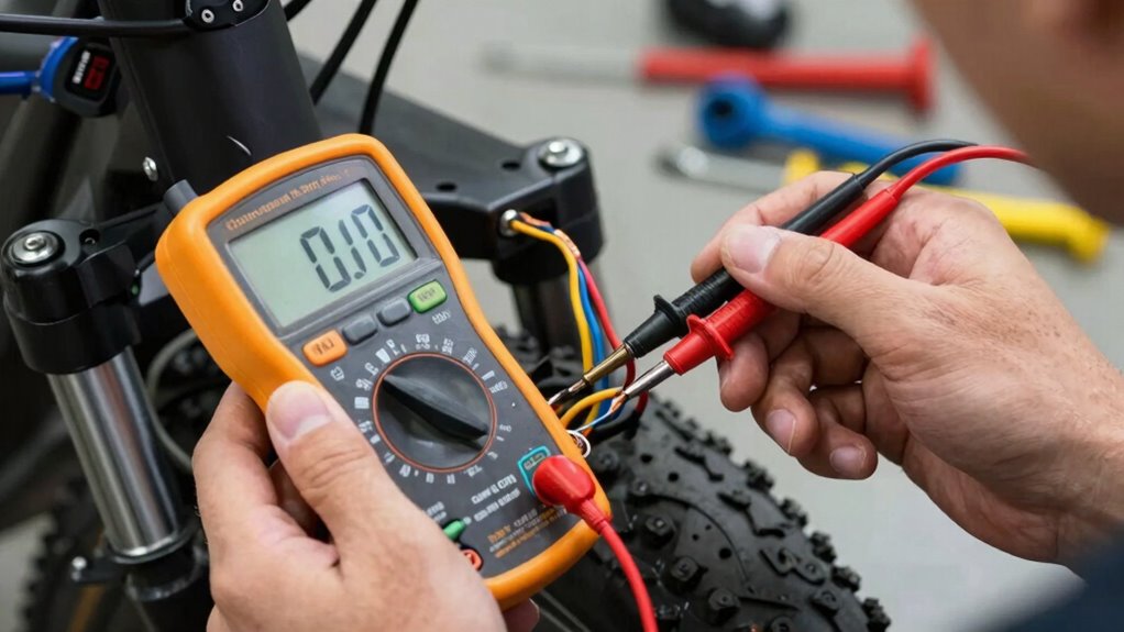 check wiring with multimeter
