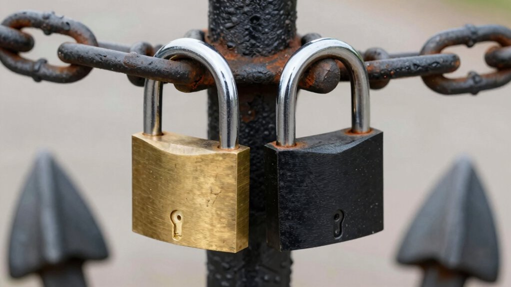 double locking ensures safety