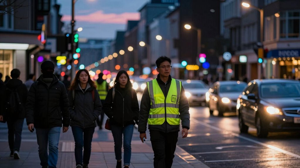 enhance visibility with lighting