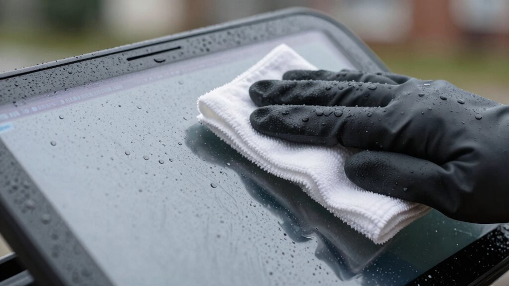 gentle cleaning and drying