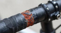 hidden rust beneath handlebar