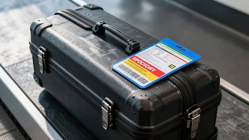 label document handle securely