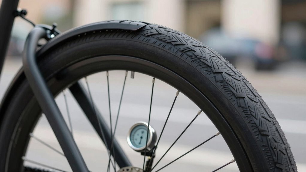 maintain proper tire pressure