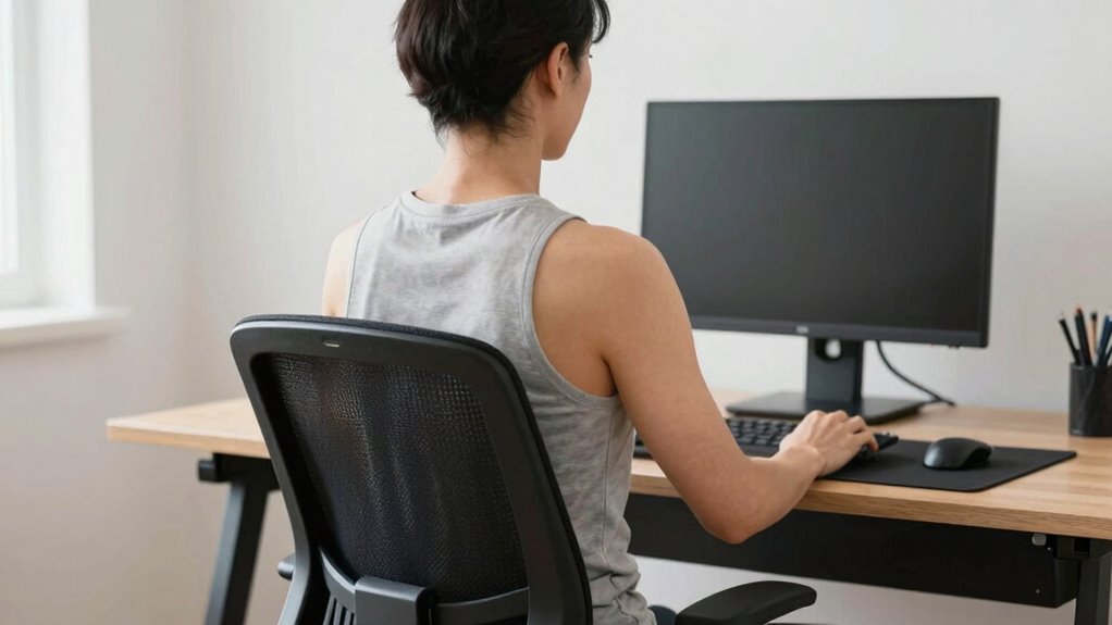 maintain proper workout posture