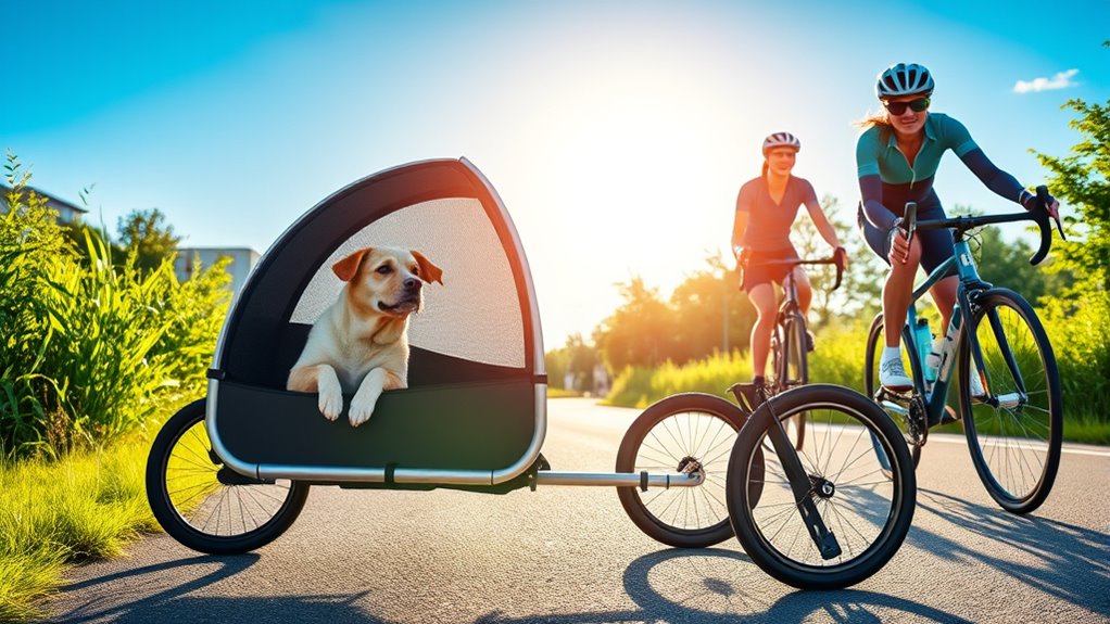 medium dog bike trailer considerations