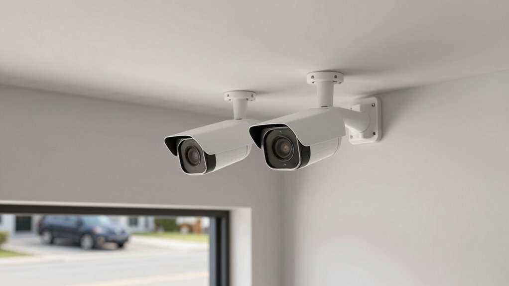 optimal garage camera angles