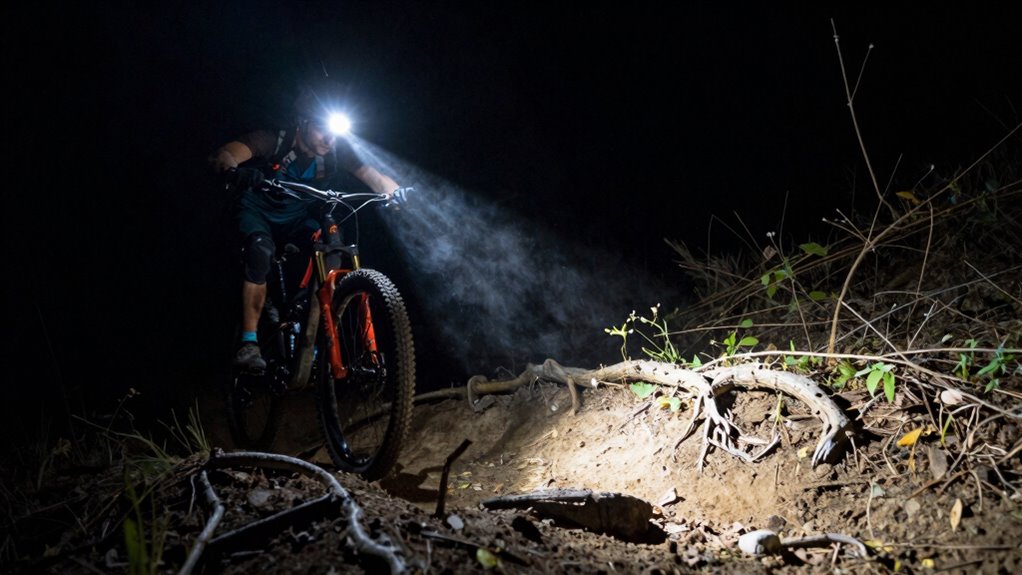 optimal night mtb lighting