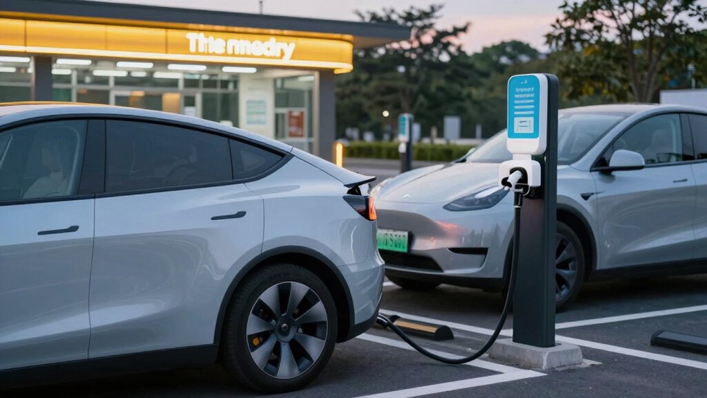 park properly respect charging spots