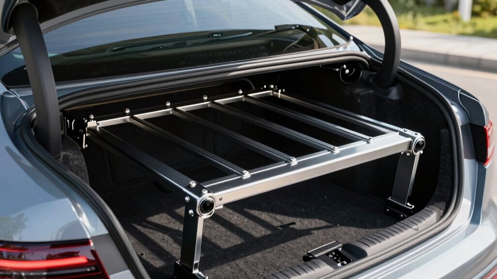 pivoting vehicle mounted storage