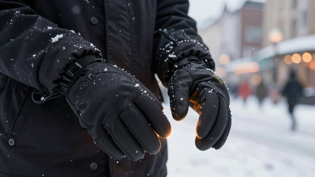 proper heated glove fitting