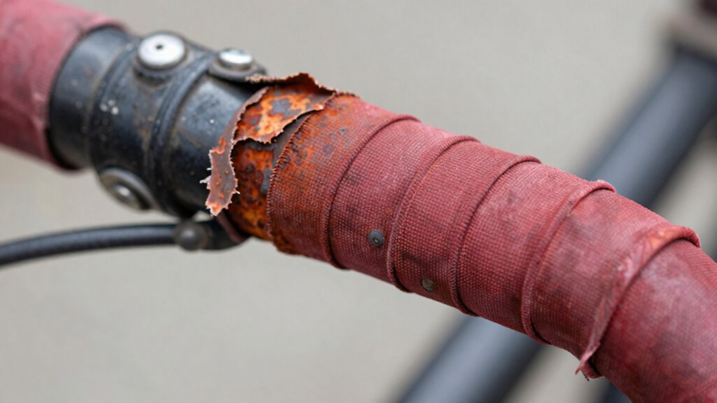 rust weakens bike components