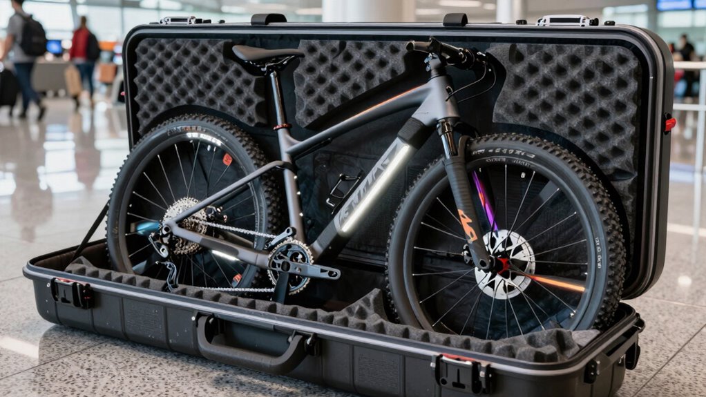 secure bike with padding