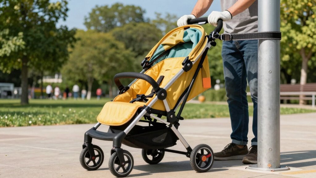 secure straps and regular checks