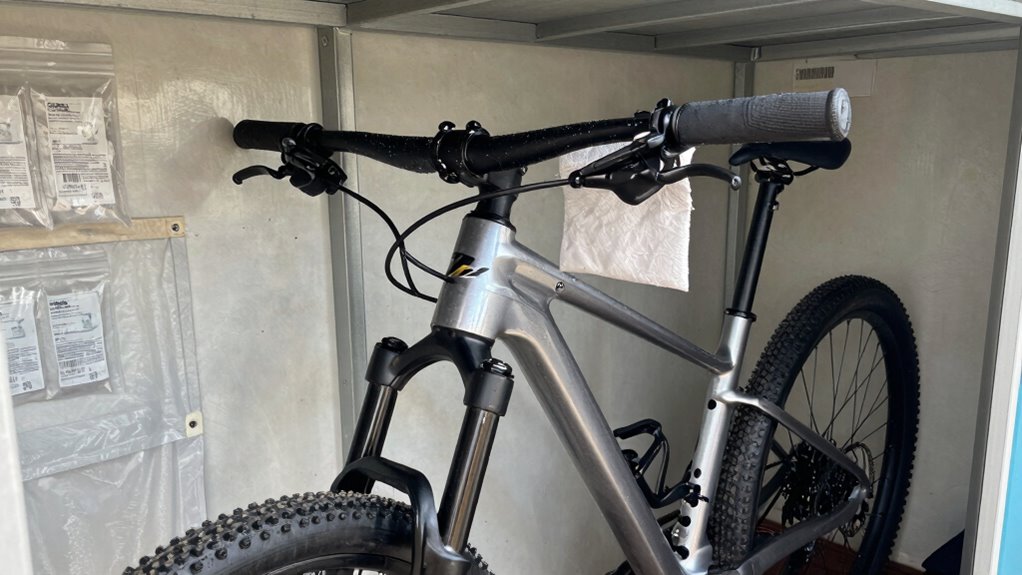 store bike in dry ventilated space