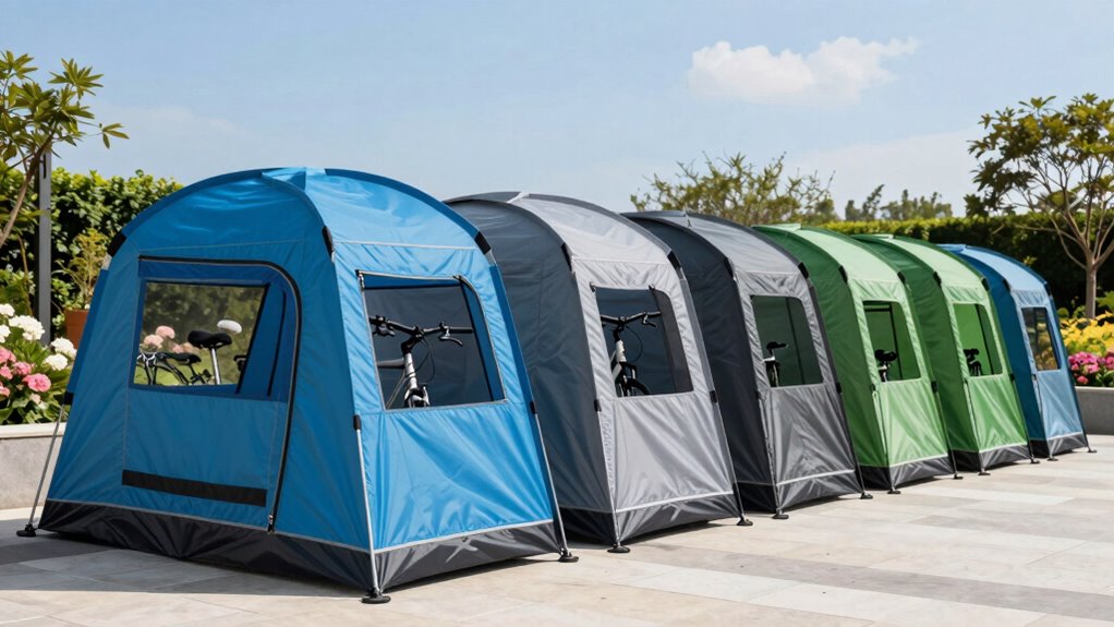 top bike storage tents