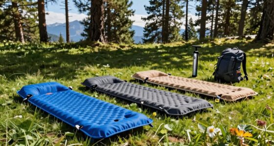 top camping self inflating pads