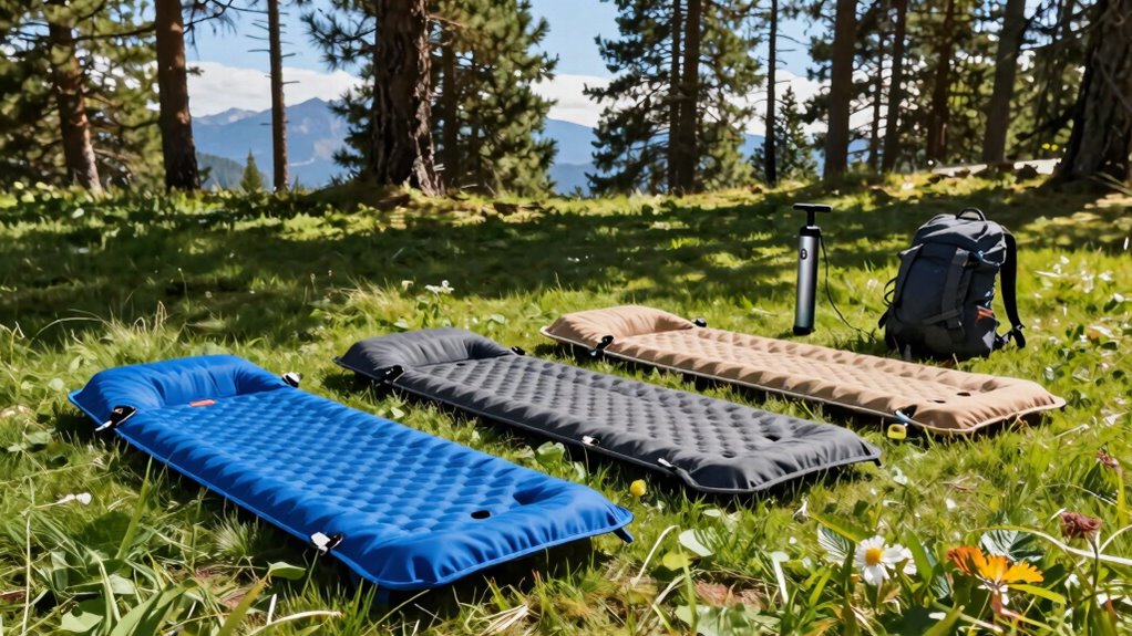 top camping self inflating pads