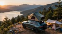 top car camping rooftop tents