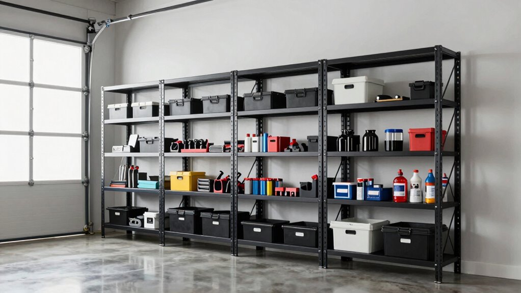 top garage storage shelving