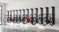 top garage vertical bike racks