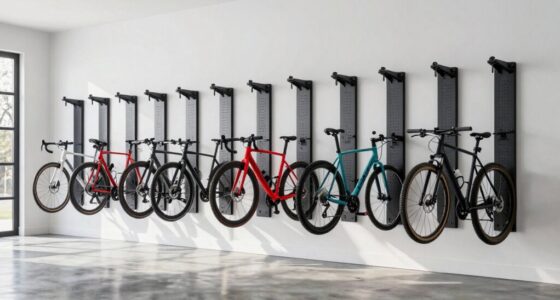 top garage vertical bike racks