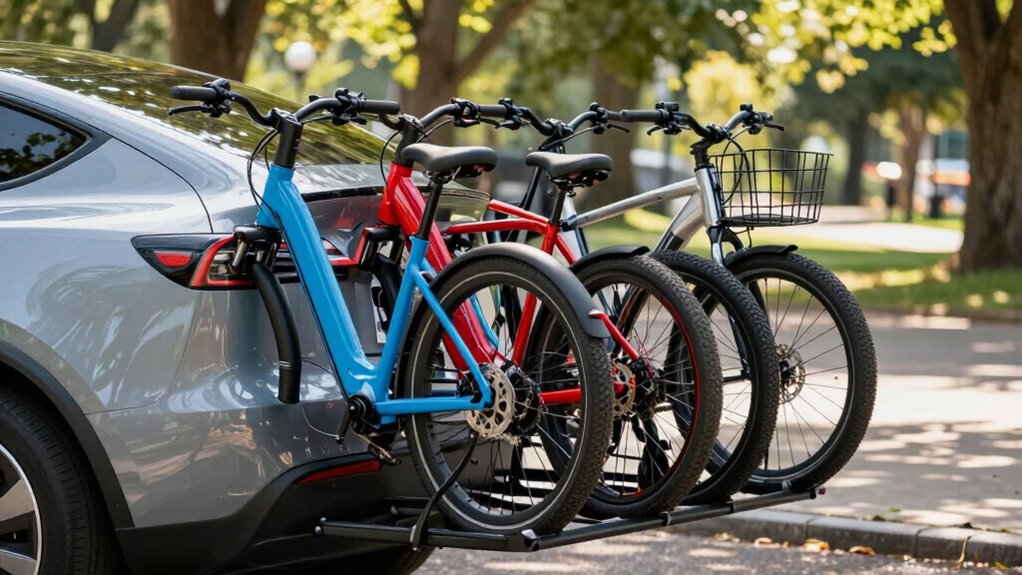 top hitch bike racks