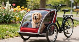 top medium dog bike trailers