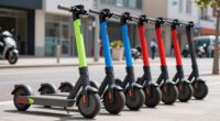 top pneumatic tire electric scooters
