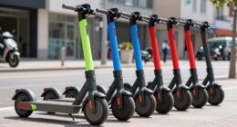 top pneumatic tire electric scooters