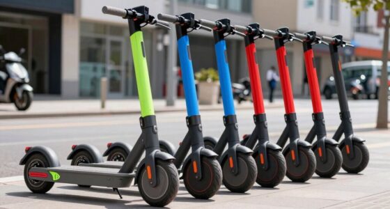 top pneumatic tire electric scooters