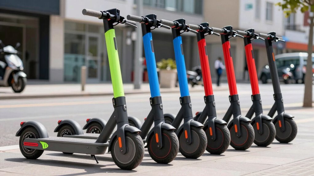 top pneumatic tire electric scooters