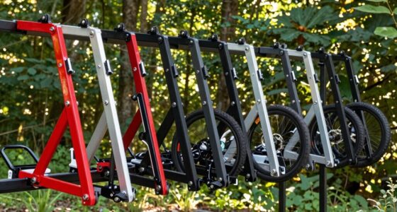 top swing away bike racks