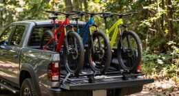 top truck bed bike racks